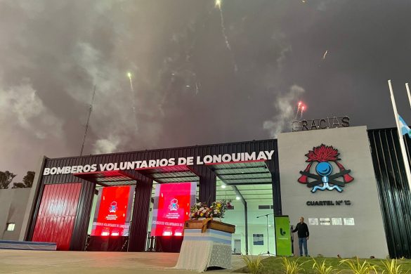 Quedó inaugurado el nuevo cuartel de Bomberos de Lonquimay