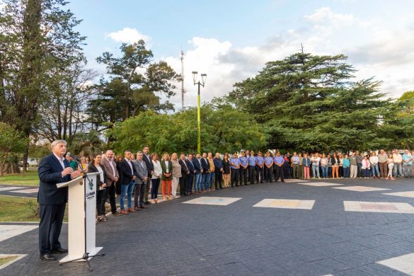 Aniversario de Colonia Barón: Ziliotto inauguró obras y anunció asfalto, iluminación y viviendas