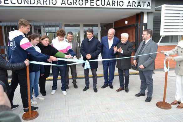Quedó inaugurado el Colegio Secundario Agropecuario de Arata