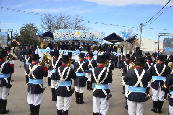 Se realizó en Anguil el acto central por el 25 de Mayo en La Pampa