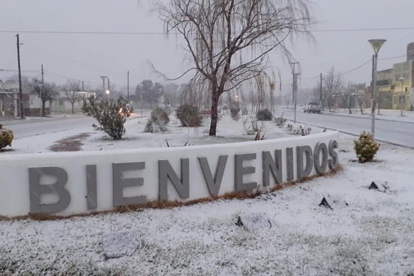 Nevó en 25 de Mayo y la zona ( galería de fotos y video)