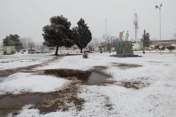 Nevó en 25 de Mayo y la zona ( galería de fotos y video)