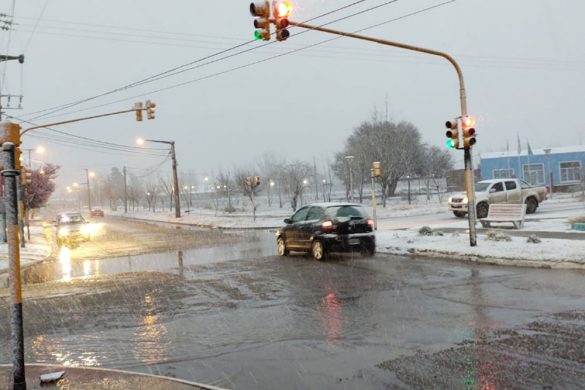 Nevó en 25 de Mayo y la zona ( galería de fotos y video)