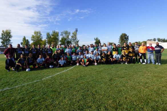 El río Colorado da vida y realidad al sueño de la cancha de césped natural en 25 de Mayo