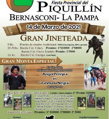 Fiesta Provincial del Piquillín vuelve con «Piquillìn Rock III» y jineteada
