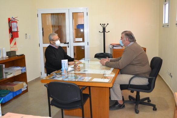 Titular del EPRC y el intendente de 25 de Mayo analizaron avance de proyectos