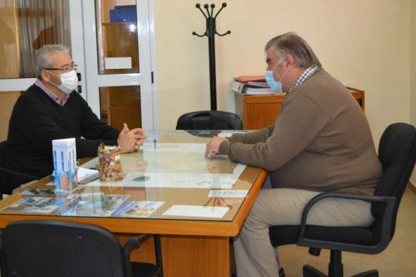 Titular del EPRC y el intendente de 25 de Mayo analizaron avance de proyectos