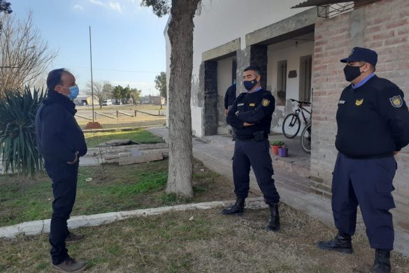 Seguridad mantuvo reuniones de trabajo en localidades del Oeste