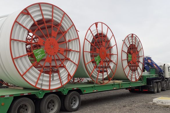 ZOXI hizo la primera entrega de cañería de PVC a una empresa petrolera que opera en La Pampa