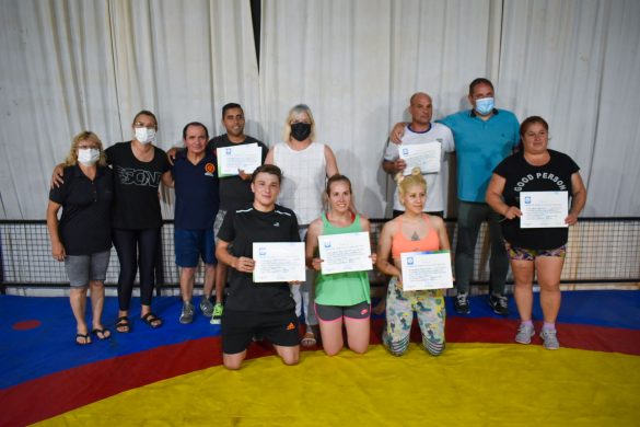 La Pampa tiene sus instructores de lucha