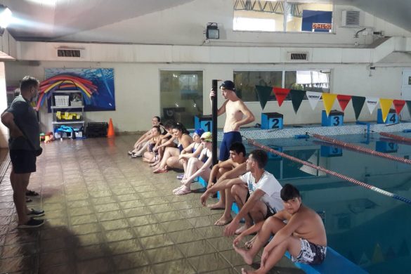 Deporte adaptado: concentró la natación