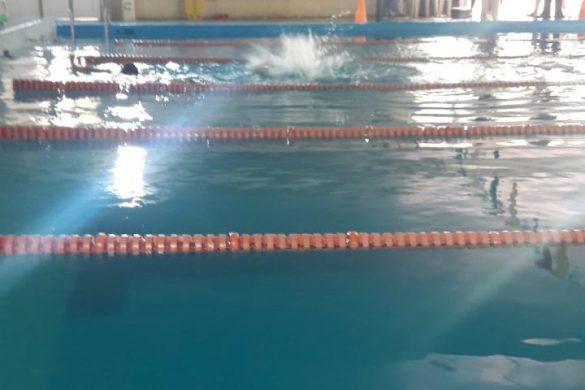Deporte adaptado: concentró la natación