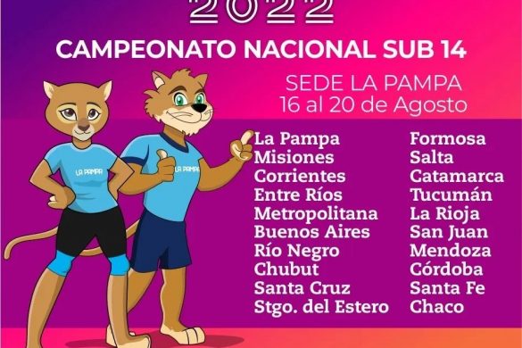 Nacional de vóley en La Pampa con 20 federaciones
