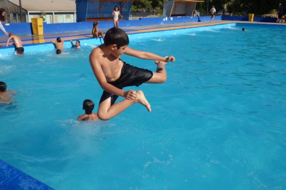 Alta participación y alimentación saludable en la colonia de vacaciones de 25 de Mayo