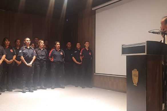 Homenajearon a personal de bomberos de 25 de Mayo por su servicio a la comunidad