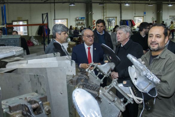 Ziliotto y Mendiguren recorrieron empresas de La Pampa