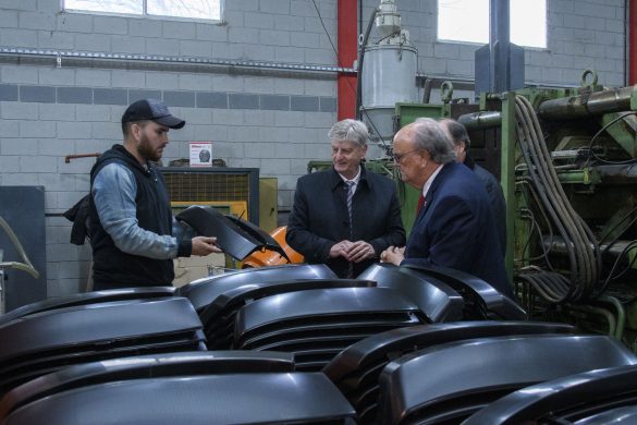 Ziliotto y Mendiguren recorrieron empresas de La Pampa