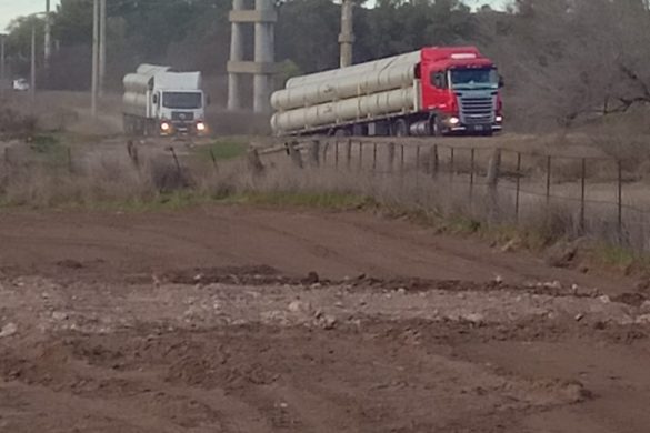 Acueducto a General Pico: llegaron los primeros caños para iniciar la obra