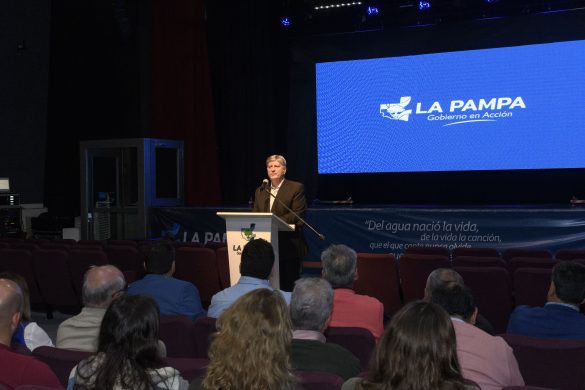 «Les pido que me acompañen a defender un modelo de provincia, a defender La Pampa», dijo el Gobernador