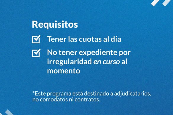 El IPAV anunció un nuevo plan de cancelación anticipada, total o parcial, de viviendas